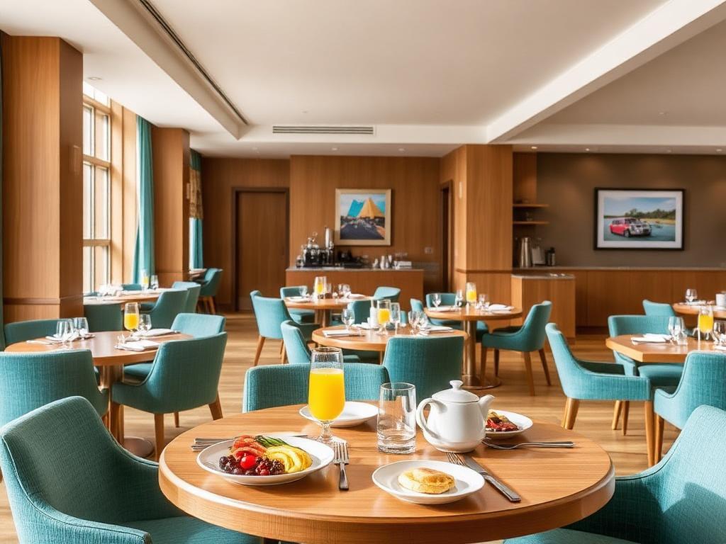 Breakfast and dining area